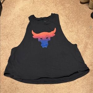 Under armour project rock tank top size L
